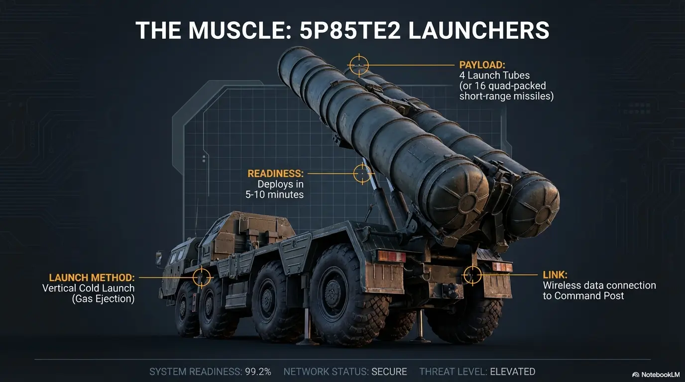 5P85TE2 Launcher Vehicle - View 1